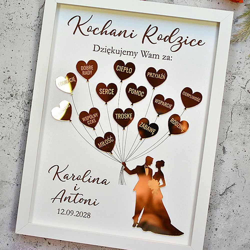 podziękowania ślubne dla rodziców, obraz złote baloniki.JPG